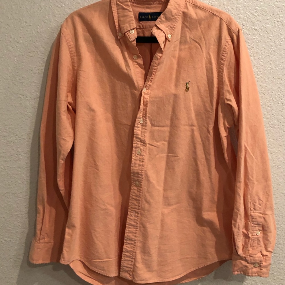 Ralph Lauren Button Polo shirt Size Large